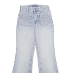 LEE COOPER Womens Jeans Light Blue Classic Wide-Leg Denim W24 L32 Comfort Fit