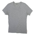 PUMA Mens T-Shirt Grey V-Neck S