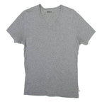 PUMA Mens T-Shirt Grey V-Neck S