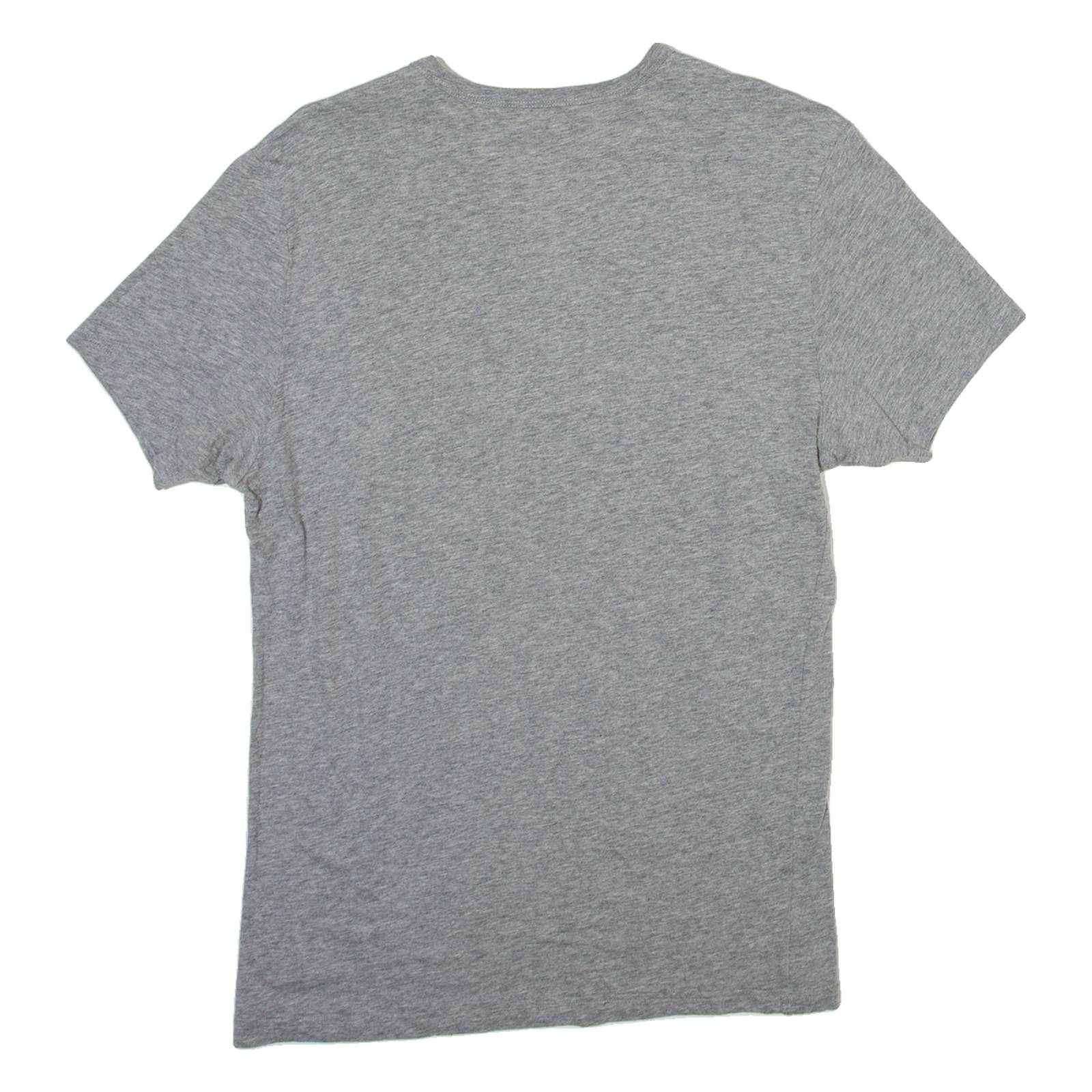 PUMA Mens T-Shirt Grey V-Neck S