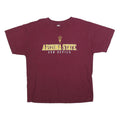 RIVALRY THREADS Mens Maroon Arizona State Sun Devils Graphic T-Shirt XL Short