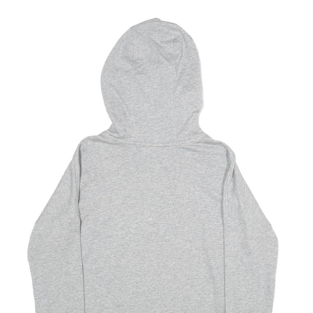DKNY Womens Grey Hoodie S Cotton Blend Pullover Hooded Sweatshirt