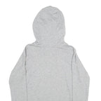 DKNY Womens Grey Hoodie S Cotton Blend Pullover Hooded Sweatshirt