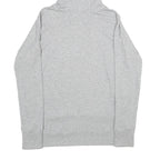 DKNY Womens Grey Hoodie S Cotton Blend Pullover Hooded Sweatshirt