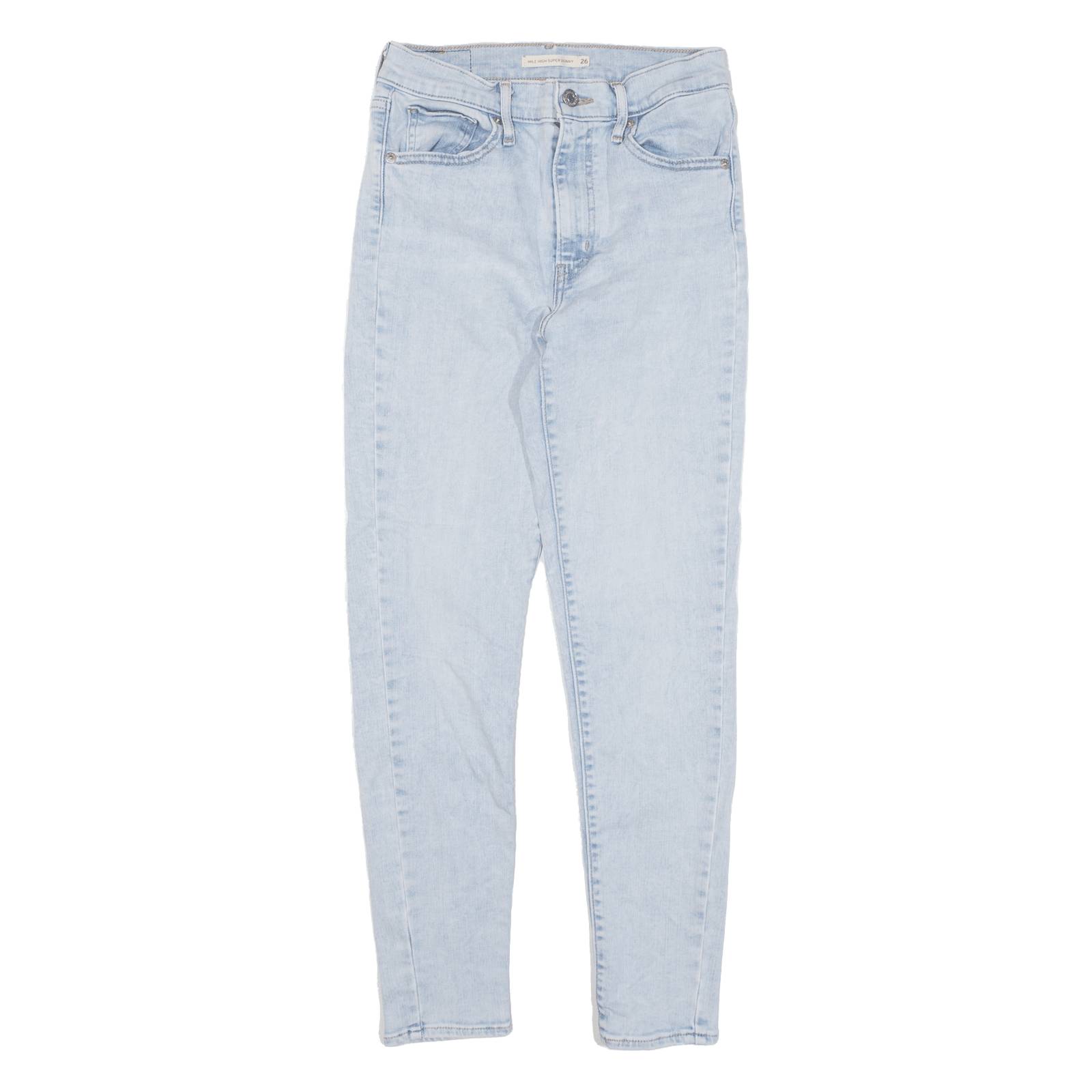 LEVI'S MIle High Womens Jeans Blue Slim Skinny W26 L25