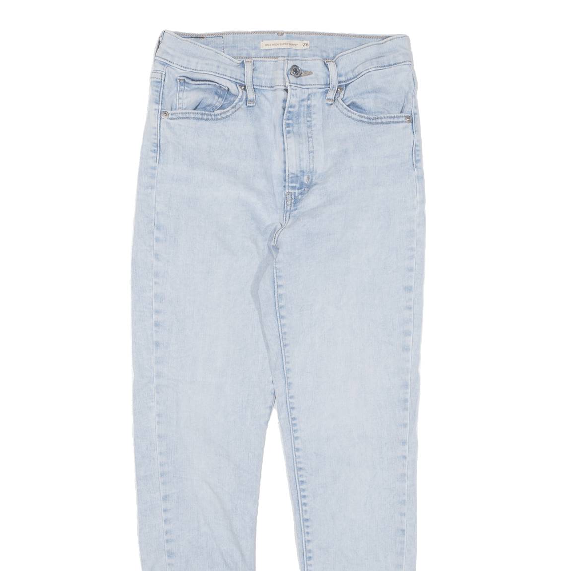 LEVI'S MIle High Womens Jeans Blue Slim Skinny W26 L25