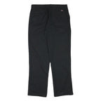 DICKIES Mens Regular Fit Black Cotton Blend Trousers W32 L31 Workwear Zip