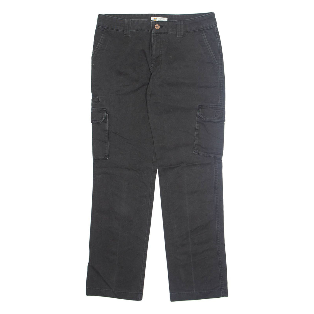 DICKIES Cargo Womens Trousers Grey Relaxed Tapered W30 L30