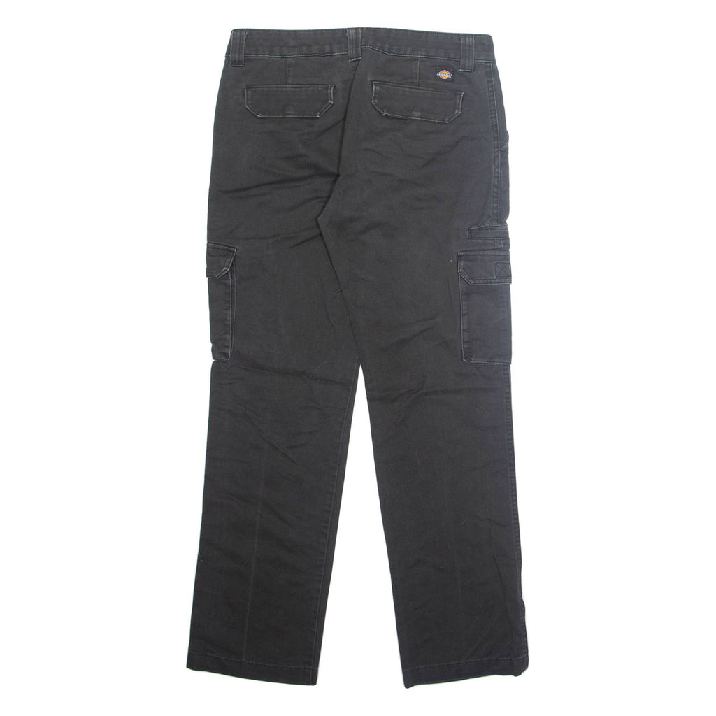 DICKIES Cargo Womens Trousers Grey Relaxed Tapered W30 L30
