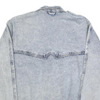 COA Womens Blue Cotton Denim Jacket M Button Closure Casual Vintage Style