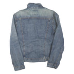 LEVI'S Mens Blue Denim Jacket L Cotton Blend Classic Button Closure Casual