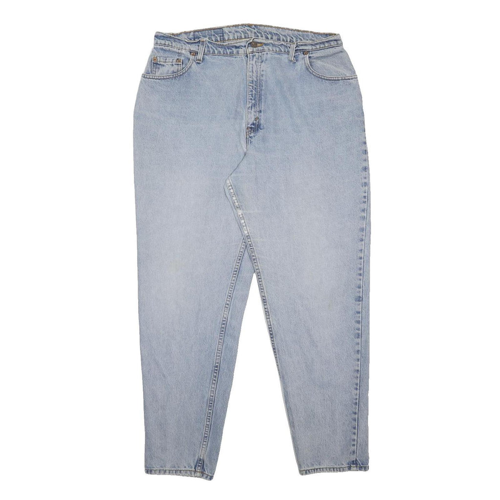 LEVI'S 551 Womens Jeans Blue Relaxed Tapered Denim Medium W36 L29 Classic Fit