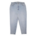 LEVI'S 551 Womens Jeans Blue Relaxed Tapered Denim Medium W36 L29 Classic Fit