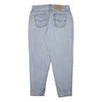 LEVI'S 551 Womens Jeans Blue Relaxed Tapered Denim Medium W36 L29 Classic Fit