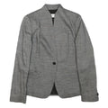 MAX MARA Womens Grey Wool Blend Tailored Jacket XS Button Closure Plain