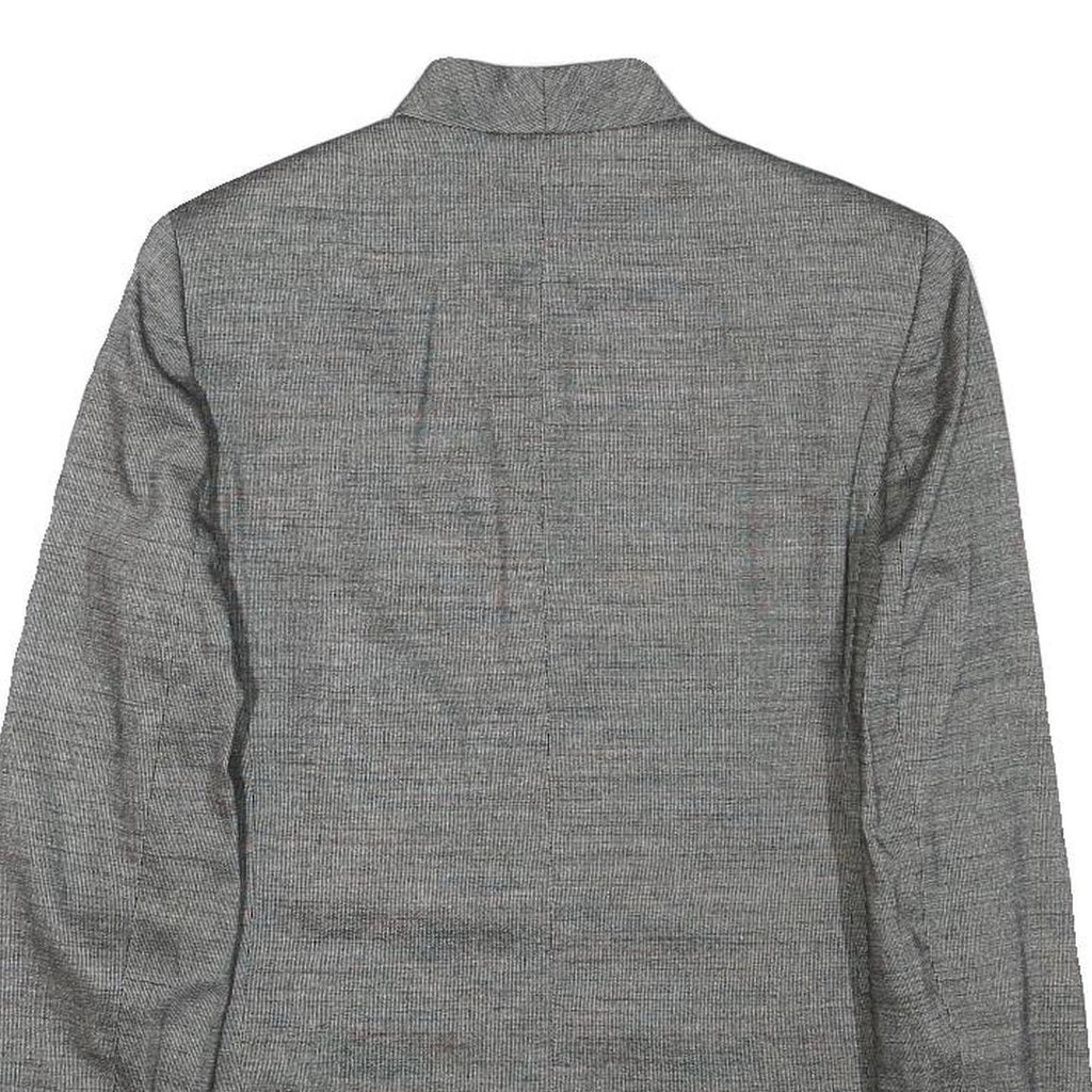 MAX MARA Womens Grey Wool Blend Tailored Jacket XS Button Closure Plain