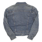 CALVIN KLEIN JEANS Womens Blue Denim Jacket S Woven Button Front Casual