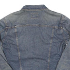 CALVIN KLEIN JEANS Womens Blue Denim Jacket S Woven Button Front Casual