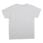 HANES Mens Grey River Glen School Graphic T-Shirt M Short Sleeve Crew Neck