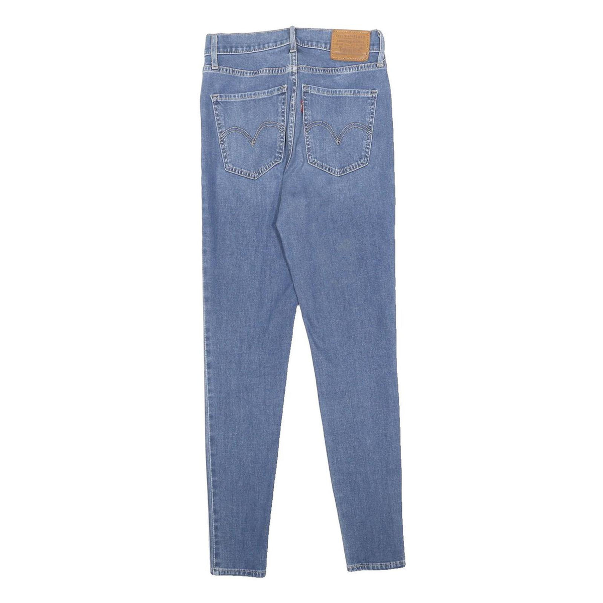 LEVI'S Big E Womens Jeans Blue Slim Skinny Denim Medium W25 L28 Classic Zip