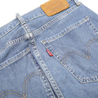 LEVI'S Big E Womens Jeans Blue Slim Skinny Denim Medium W25 L28 Classic Zip