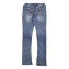 HYDRAULIC Womens Blue Slim Skinny Denim Jeans W28 L32 Stylish Faded Look