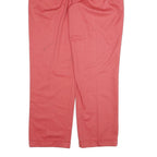 TOMMY HILFIGER Mens Cotton Pink Regular Straight Trousers W33 L31 Classic Zip