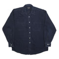 CAMBRIDGE CLASSICS Mens Navy Blue Shirt L Cotton Blend Casual Button Down