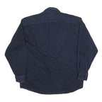 CAMBRIDGE CLASSICS Mens Navy Blue Shirt L Cotton Blend Casual Button Down