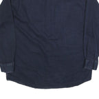 CAMBRIDGE CLASSICS Mens Navy Blue Shirt L Cotton Blend Casual Button Down