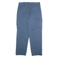 DICKIES Chino Cargo Mens Trousers Blue Regular Straight W36 L32