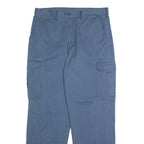 DICKIES Chino Cargo Mens Trousers Blue Regular Straight W36 L32