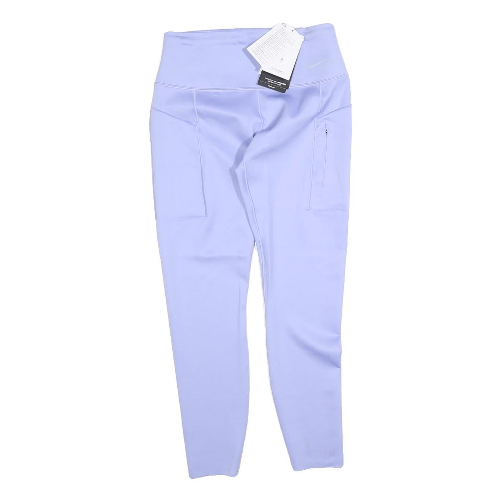 NIKE Womens Joggers Blue Slim Tapered M W26 L26 Athletic Activewear