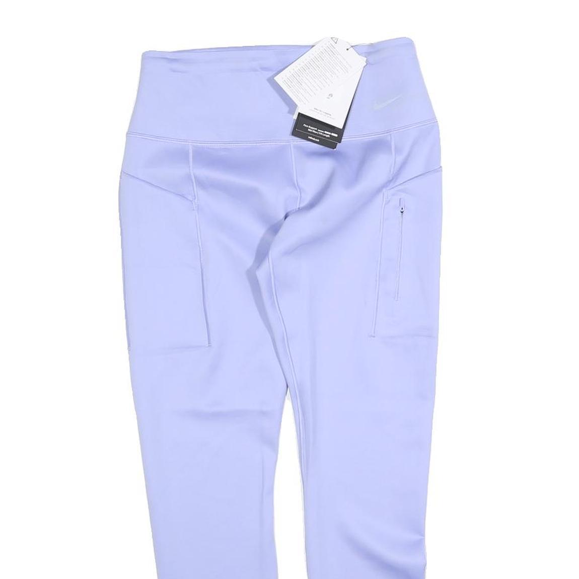 NIKE Womens Joggers Blue Slim Tapered M W26 L26 Athletic Activewear