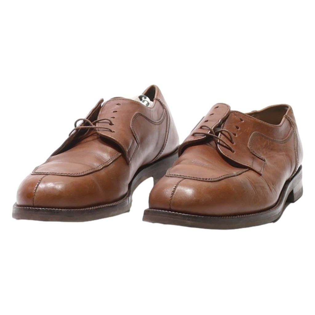 THOMAS PTRENTON Derby Shoes Brown Leather Mens UK 7.5
