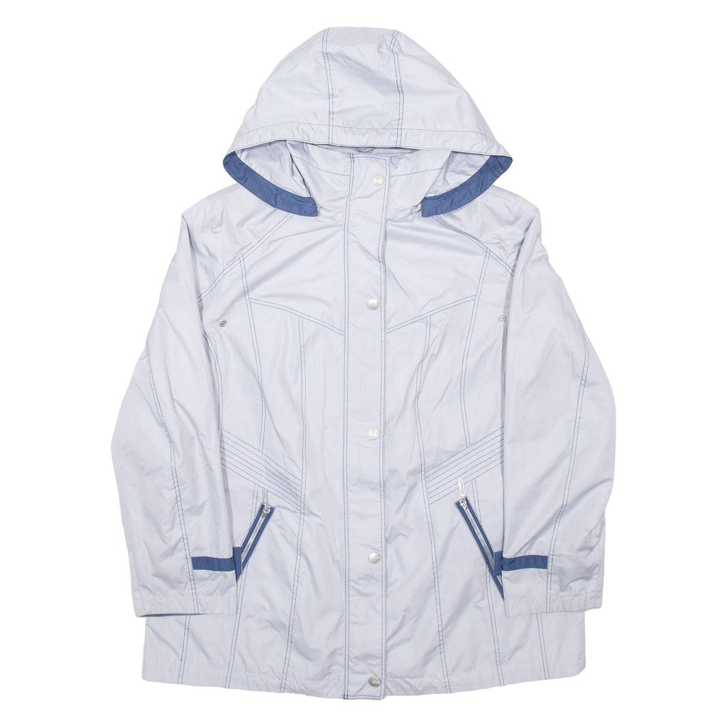 MAX PROTECT Mens Rain Coat Grey Hooded L