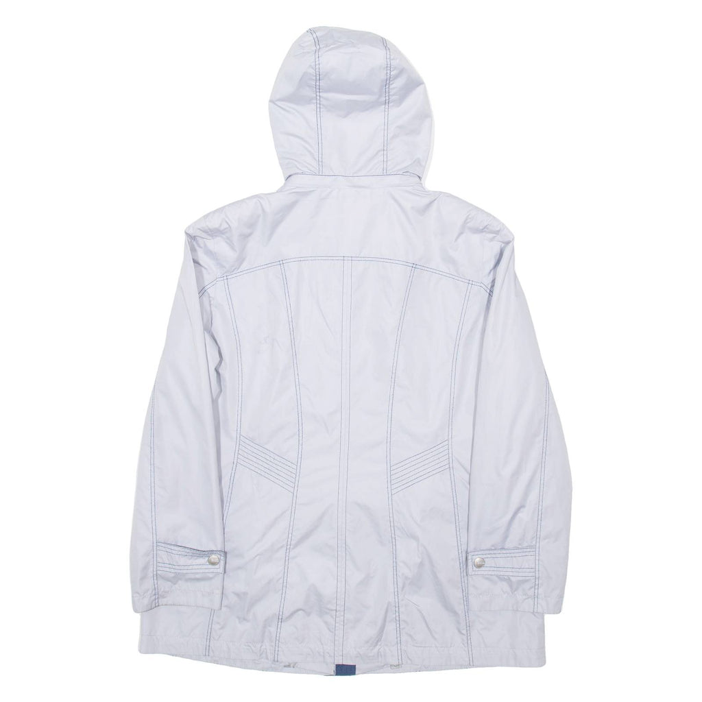 MAX PROTECT Mens Rain Coat Grey Hooded L
