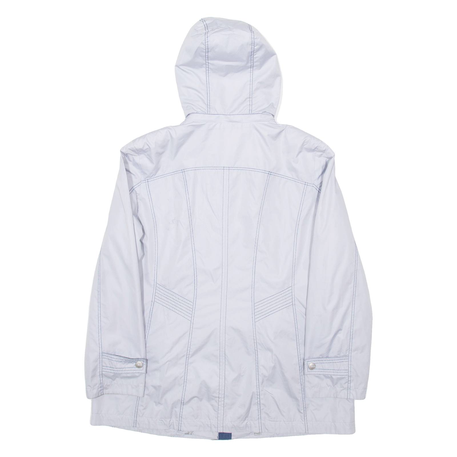 MAX PROTECT Mens Rain Coat Grey Hooded L