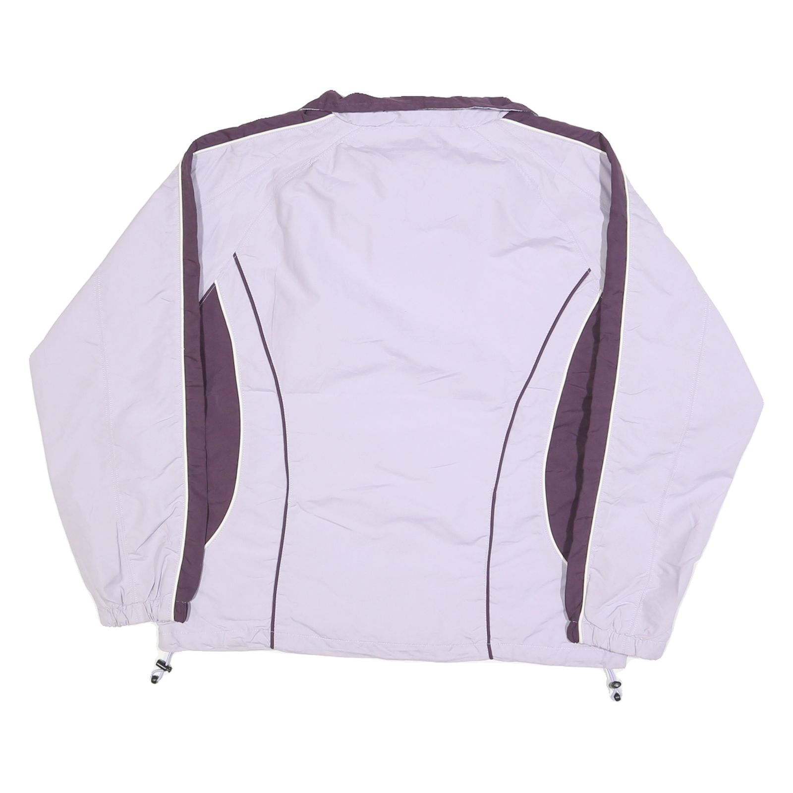 WILSON Womens Purple Zip Jacket M Polyester Lightweight Sportswear