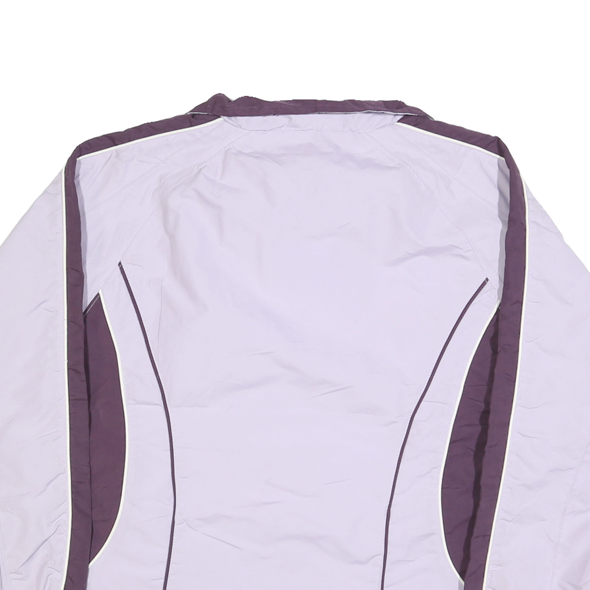 WILSON Womens Purple Zip Jacket M Polyester Lightweight Sportswear