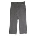 DICKIES Mens Regular Grey Cotton Blend Jeans Button W40 L31 Workwear Durable