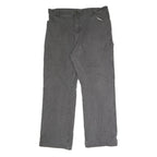 DICKIES Mens Regular Grey Cotton Blend Jeans Button W40 L31 Workwear Durable