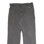 DICKIES Mens Regular Grey Cotton Blend Jeans Button W40 L31 Workwear Durable