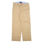 TOMMY HILFIGER Womens Trousers Beige Regular Straight W30 L28