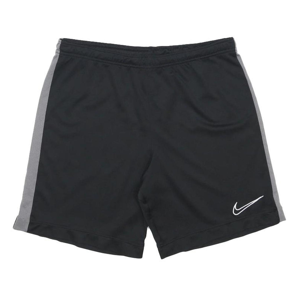 NIKE Mens Black & Grey Sports Casual M W28 Polyester Shorts