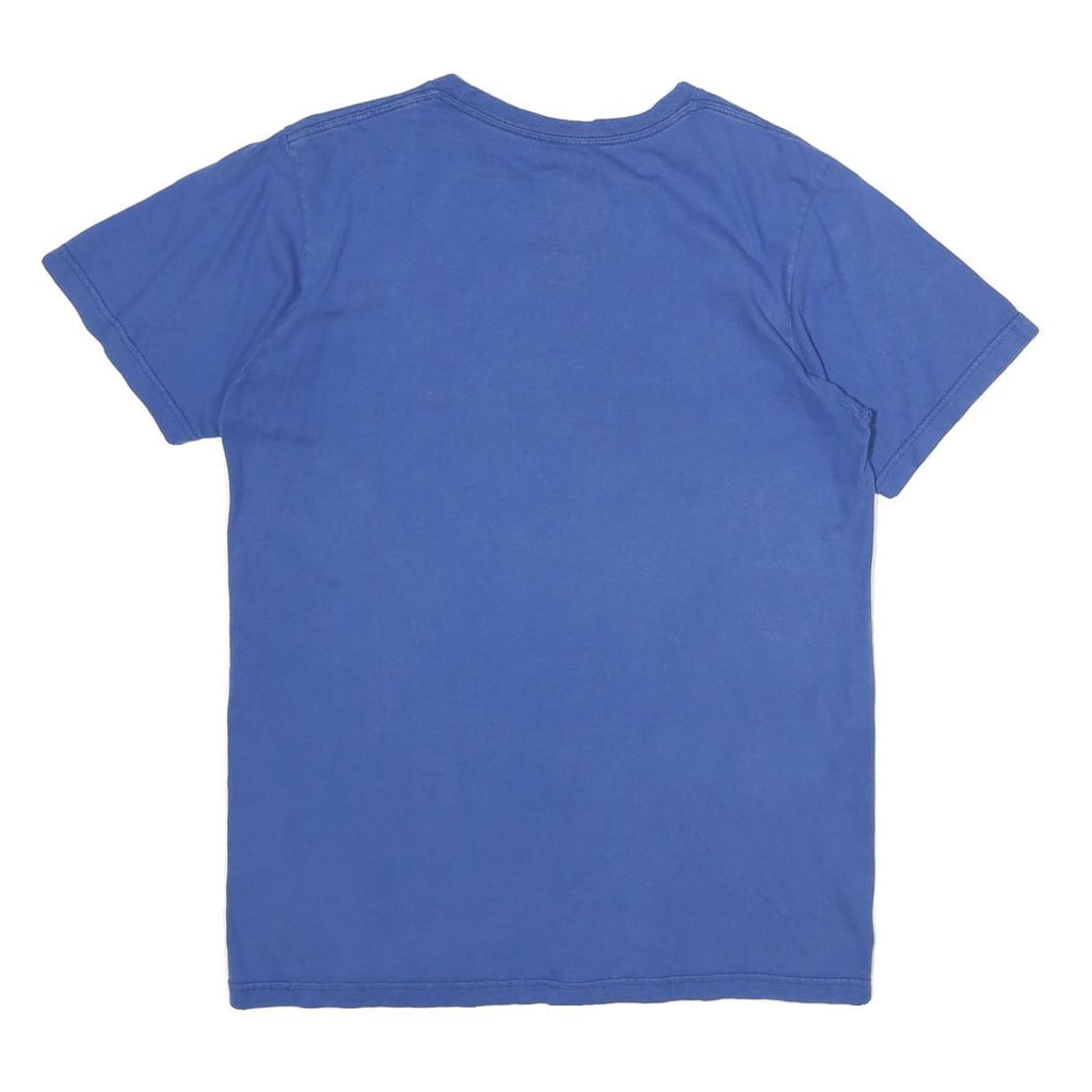 NFL Mens Blue Believe In Blue Graphic T-Shirt M Short Sleeve Crew Neck