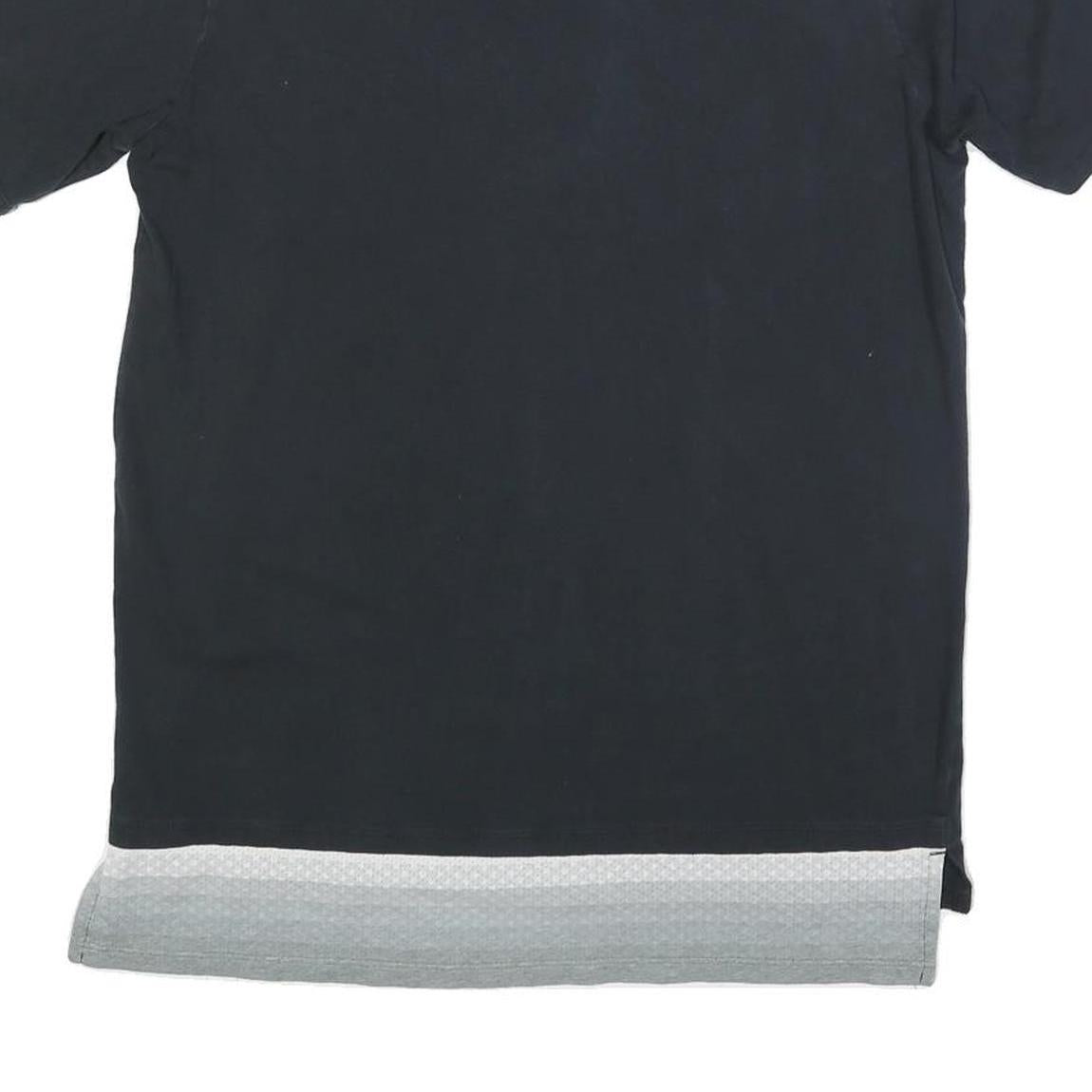 NIKE Mens Black Yellow Air Graphic T-Shirt M Short Sleeve Crew Neck Cotton Blend