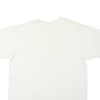 PRO SPORT Mens White USA Flag Graphic T-Shirt L Short Sleeve Crew Neck Cotton