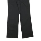 DICKIES Womens Black Regular Fit Straight Leg Cotton Blend Trousers W30 L29