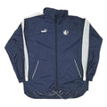 PUMA Mens Navy & White Swisscom Challenge Track Jacket L Nylon Zip Sport